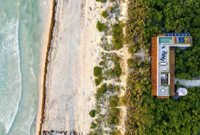 Beachfront property in Mexico