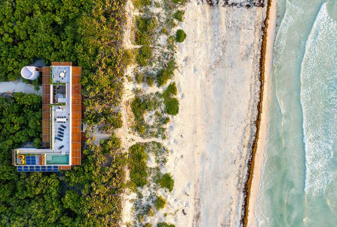 Tulum beachfront villas