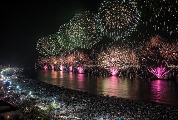 Celebrating New Year in Rio de Janeiro