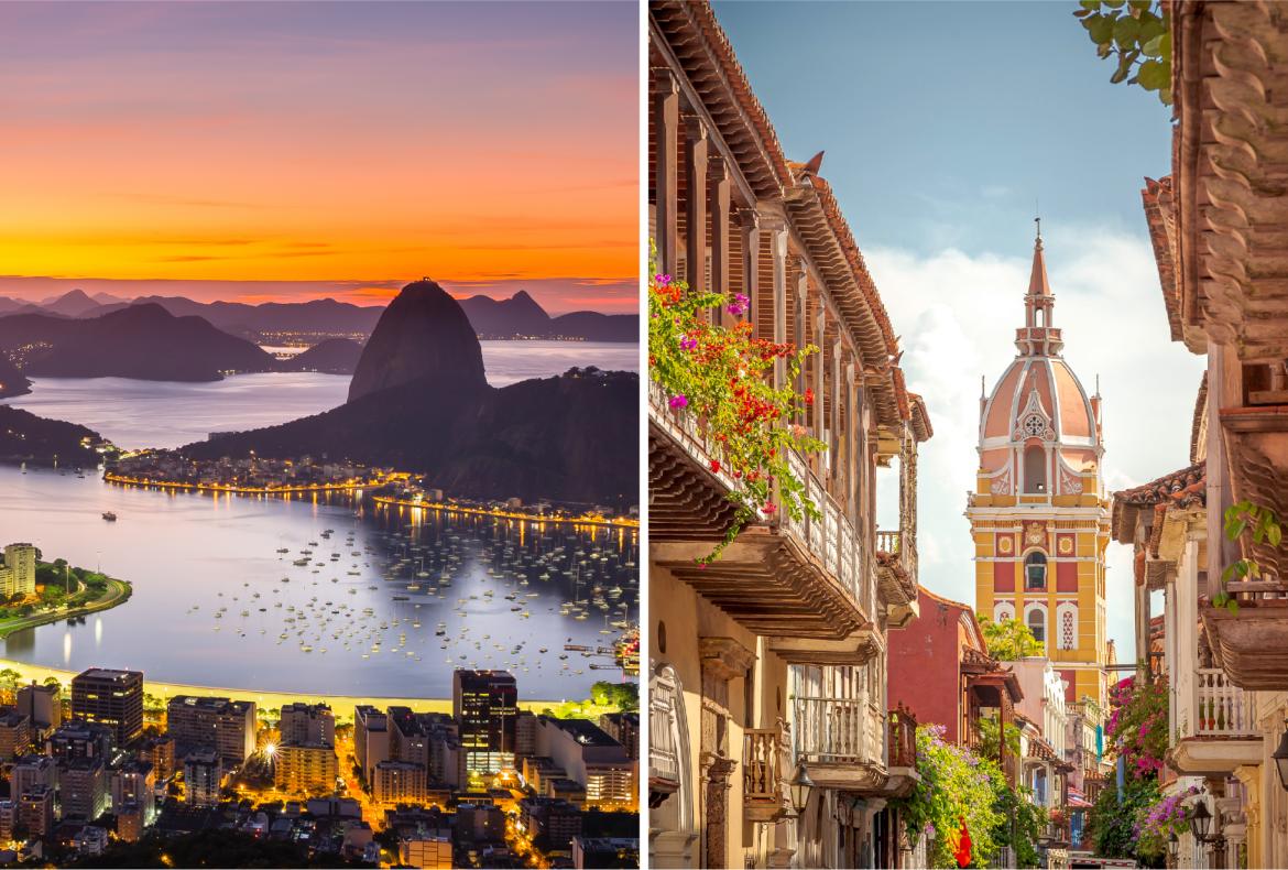 Latin America within reach: New air routes to Cartagena and Rio