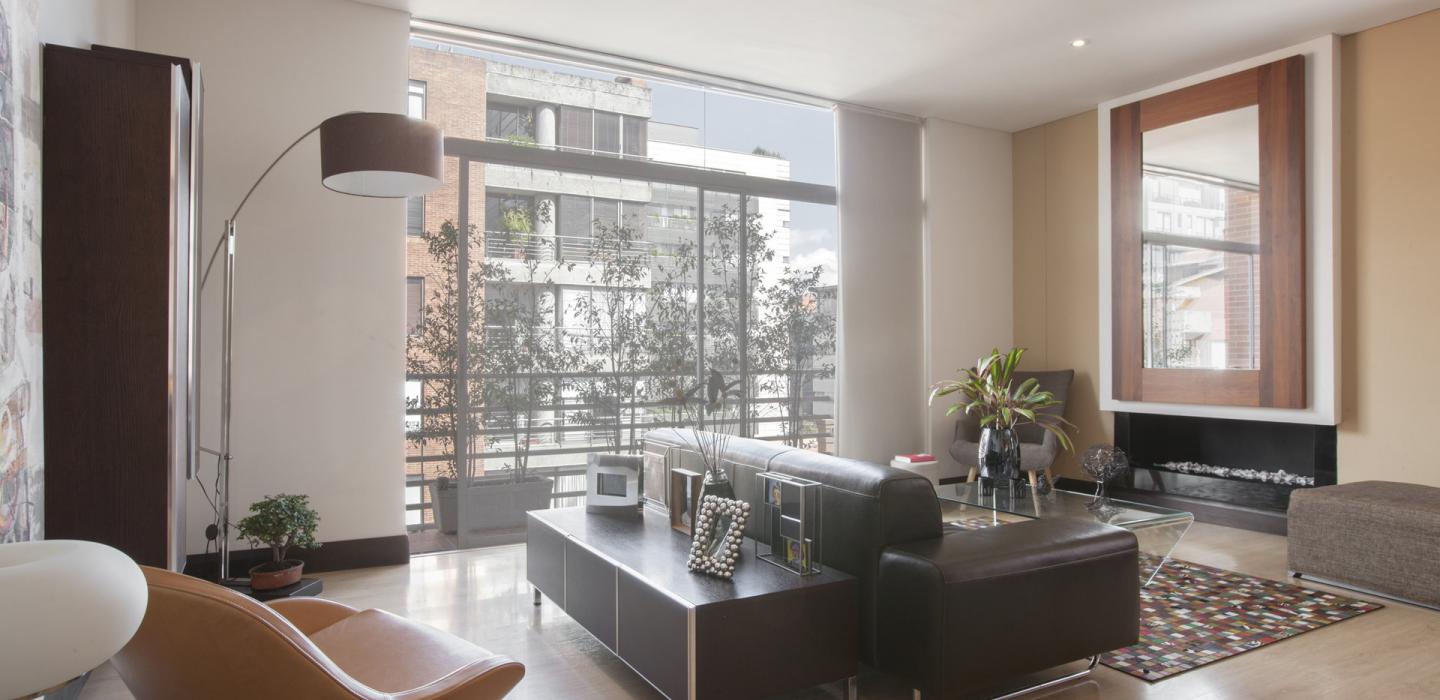 Bog166 - Apartamento moderno tipo loft con balcón en Bogotá