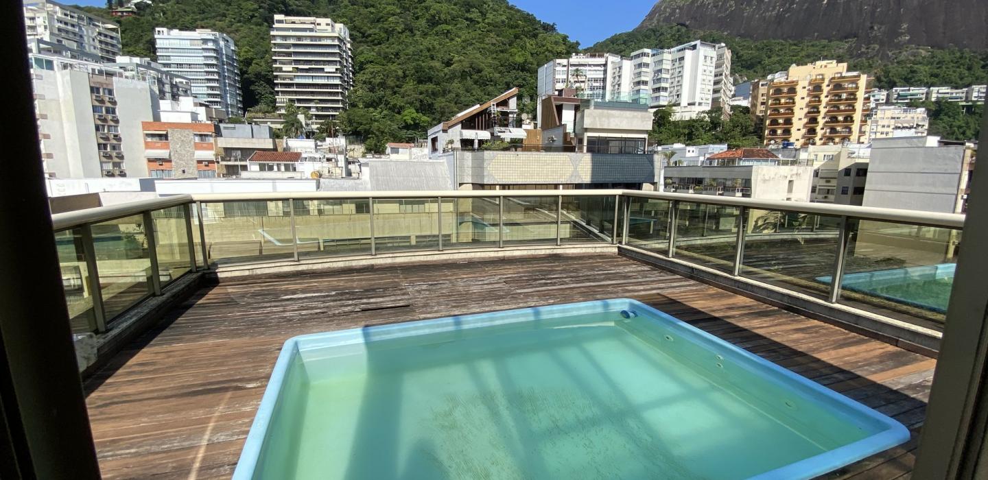 Rio517 - Excelente cobertura na Lagoa com piscina
