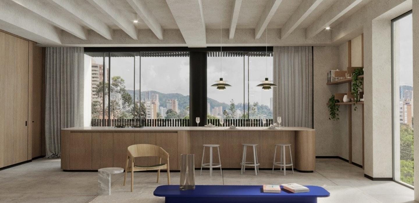 Med061 - Penthouse with 3 Bedrooms in Medellin