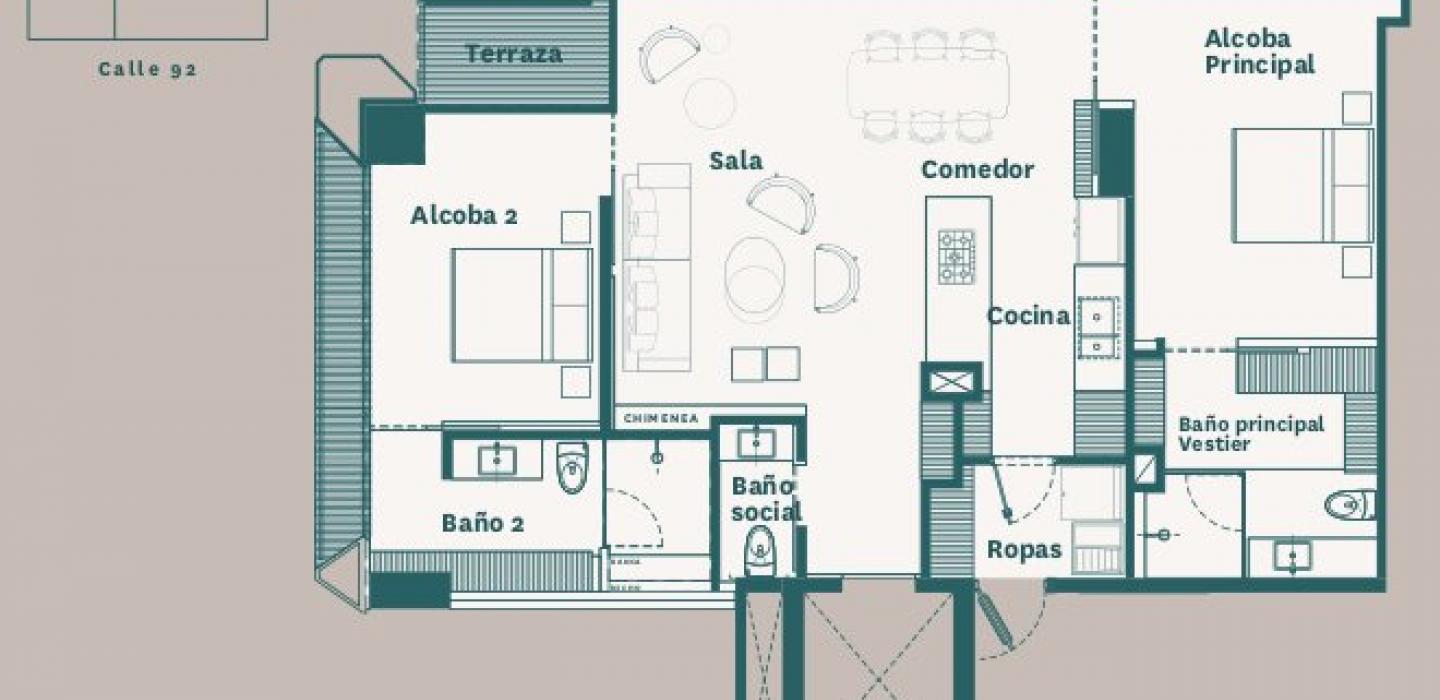 Bog326 - Magnifique projet d'appartements à Chicó Museo.