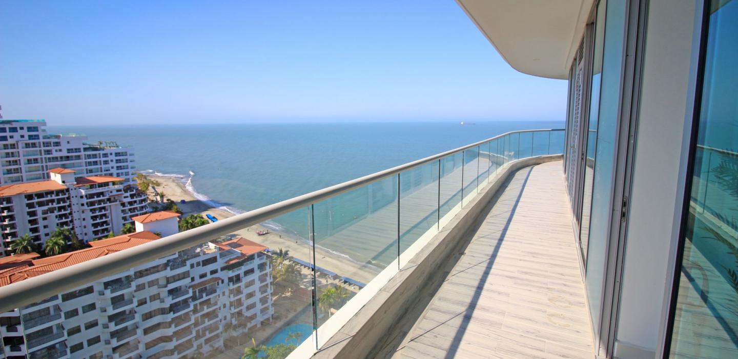 Sma003 - Apartamento luxuoso com vista mar em Santa Marta