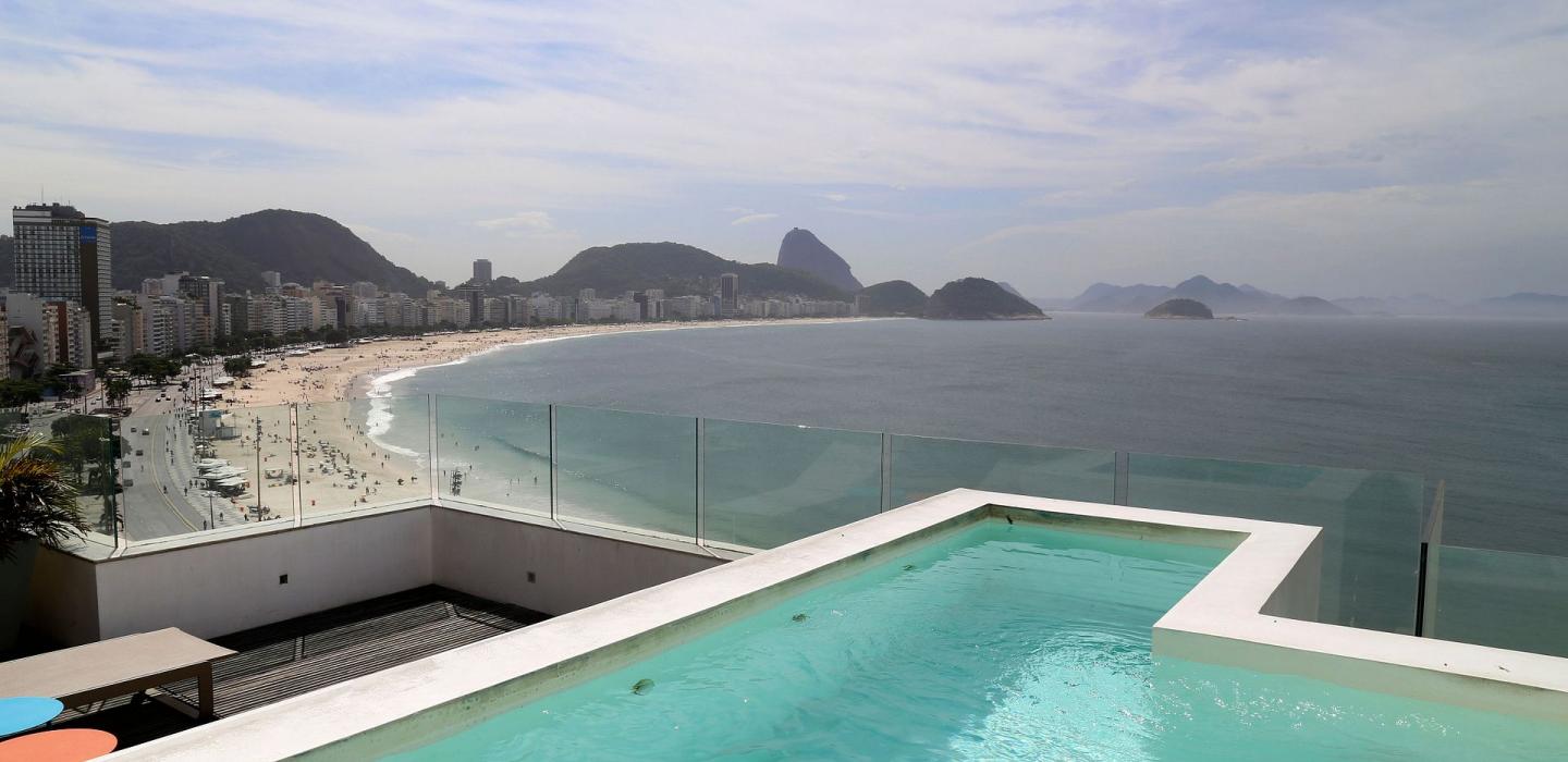 Rio067 - Penthouse de 3 cuartos frente al mar en Copacabana