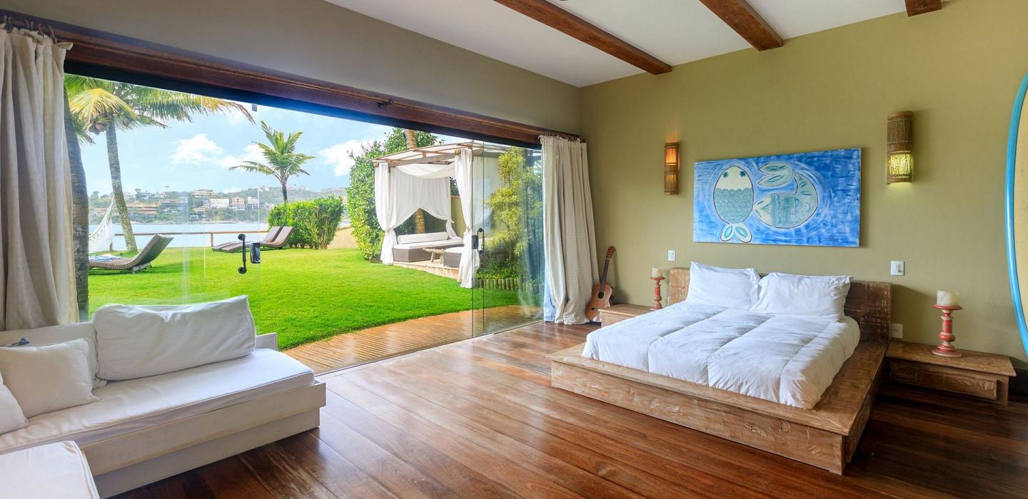 Buz008 - Villa de luxe avec piscine sur le front de mer à Buzios