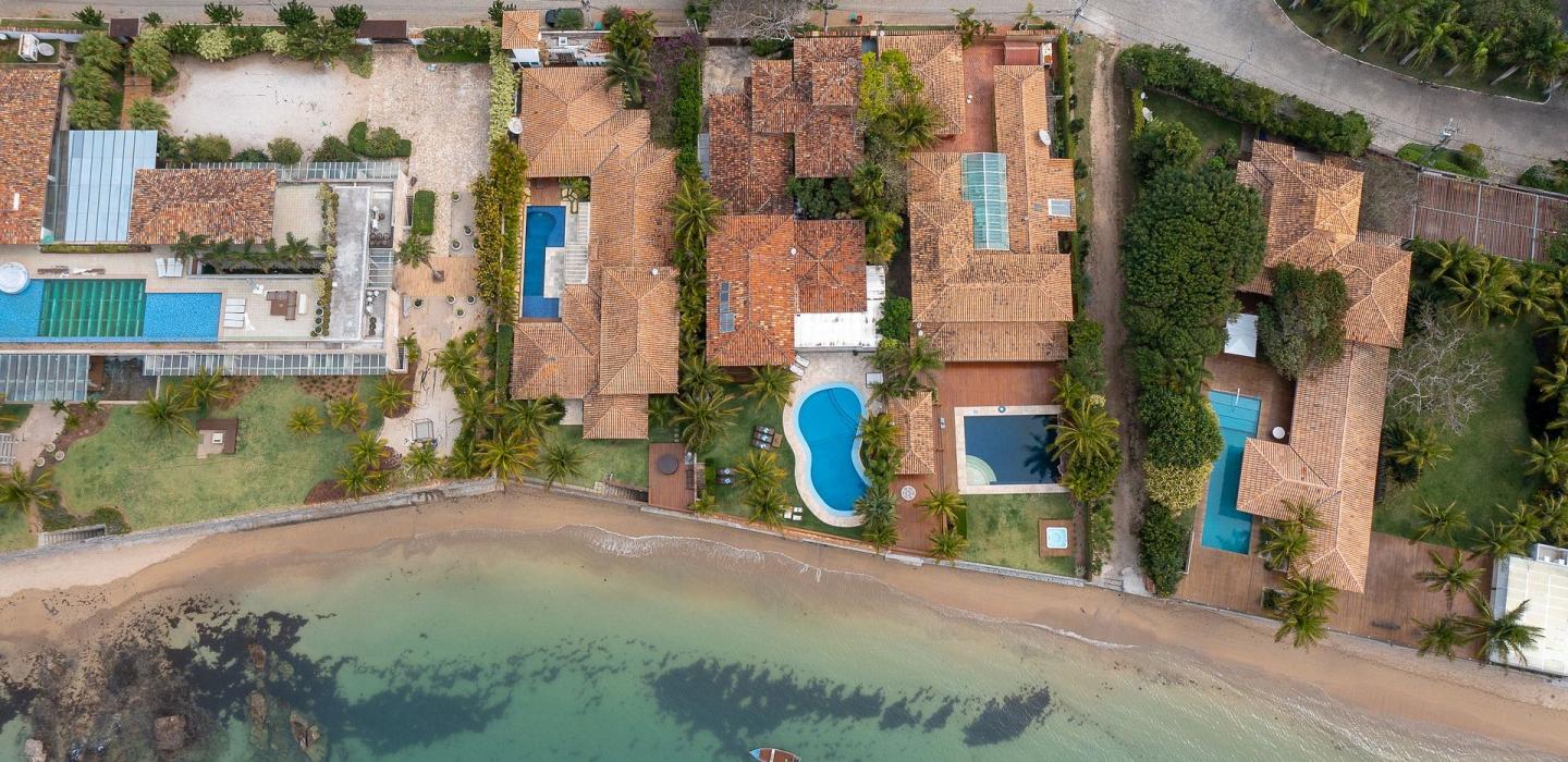 Buz008 - Villa de luxe avec piscine sur le front de mer à Buzios