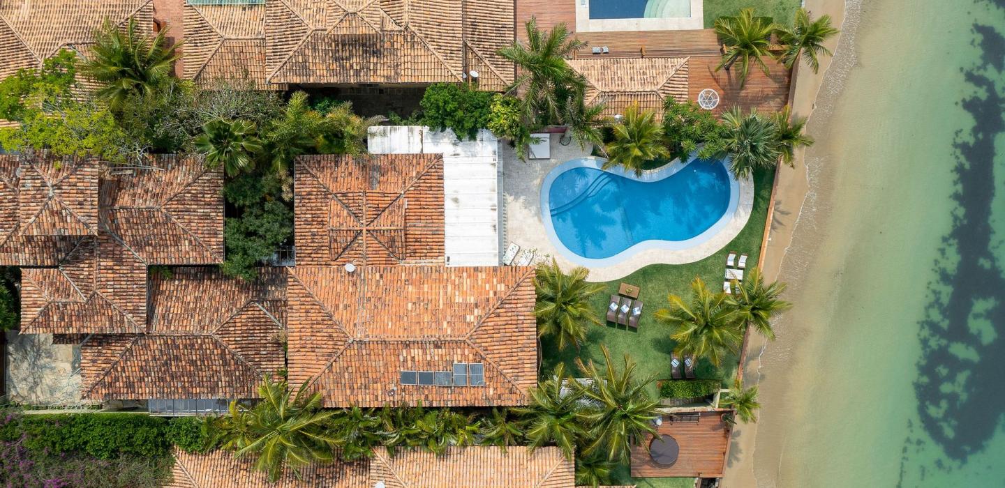 Buz008 - Villa de luxe avec piscine sur le front de mer à Buzios