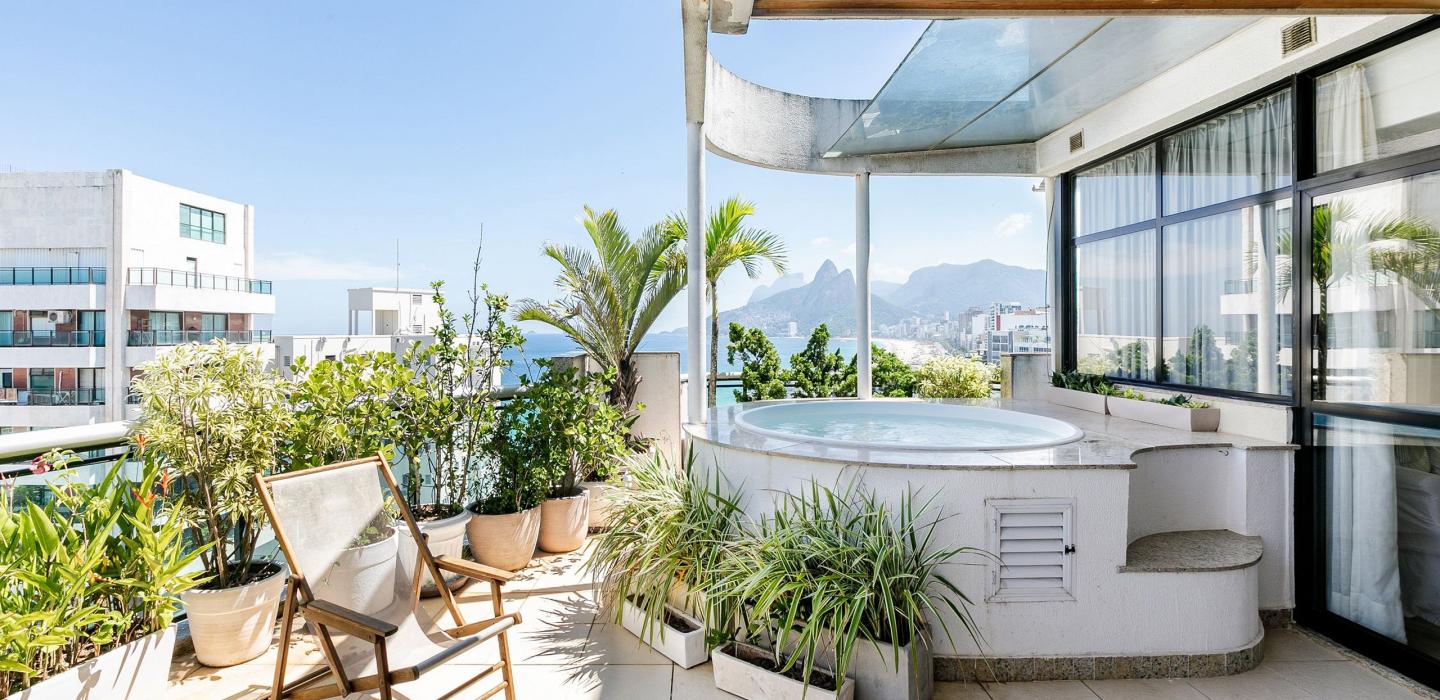 Rio069 - Magnifique penthouse de 3 chambres à Ipanema