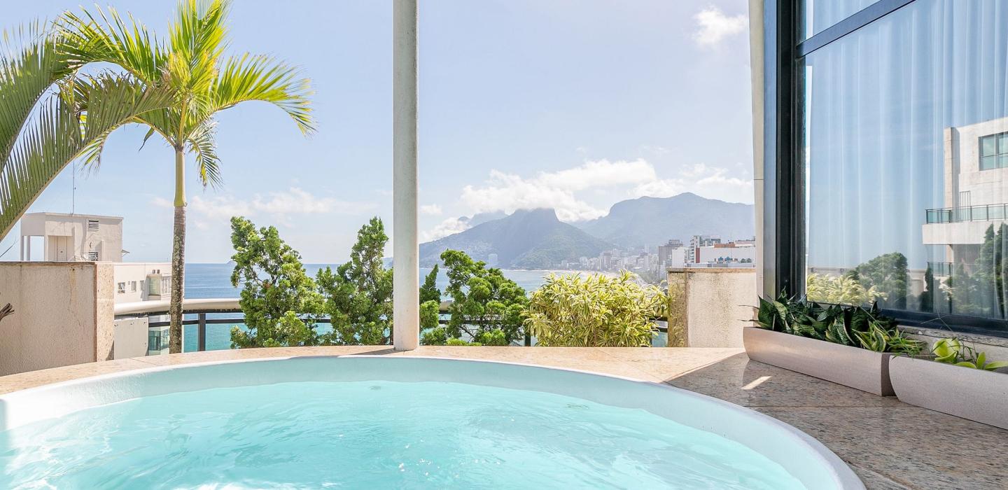 Rio069 - Magnifique penthouse de 3 chambres à Ipanema
