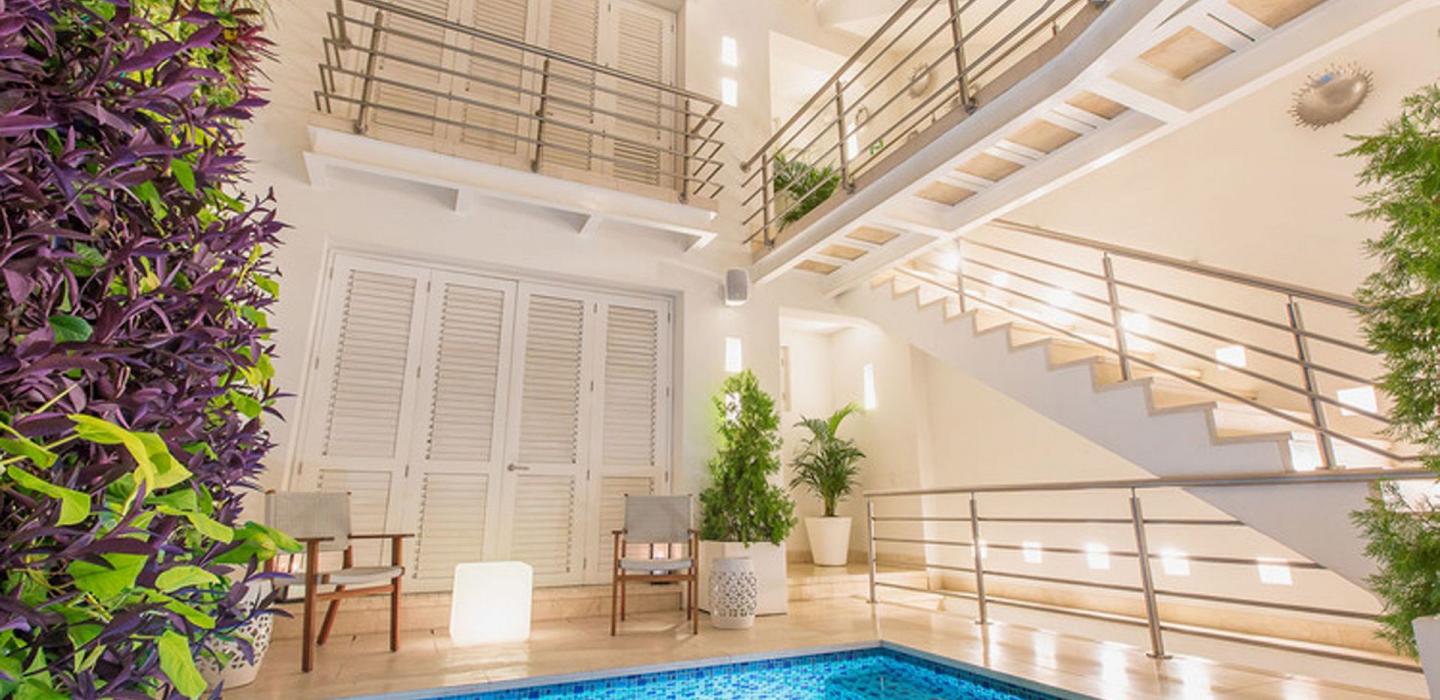 Car036 - Hermosa villa de lujo con piscina en Cartagena
