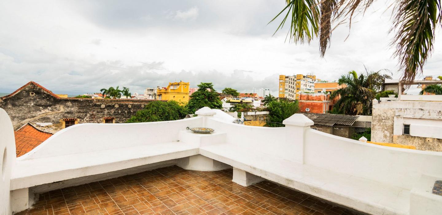 Car061 - Linda villa clássica modernizada em Cartagena