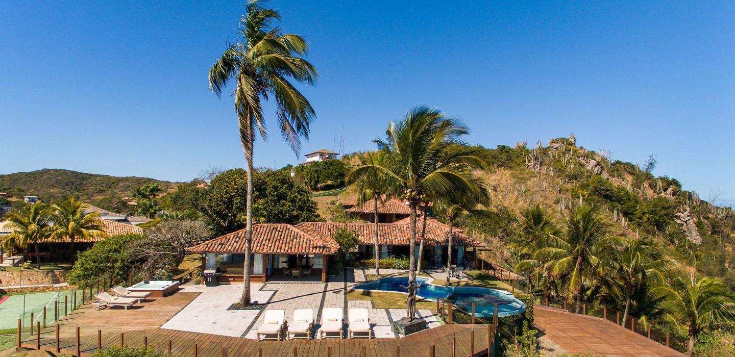 Buz045 - Villa avec vue magnifique sur la mer à Buzios