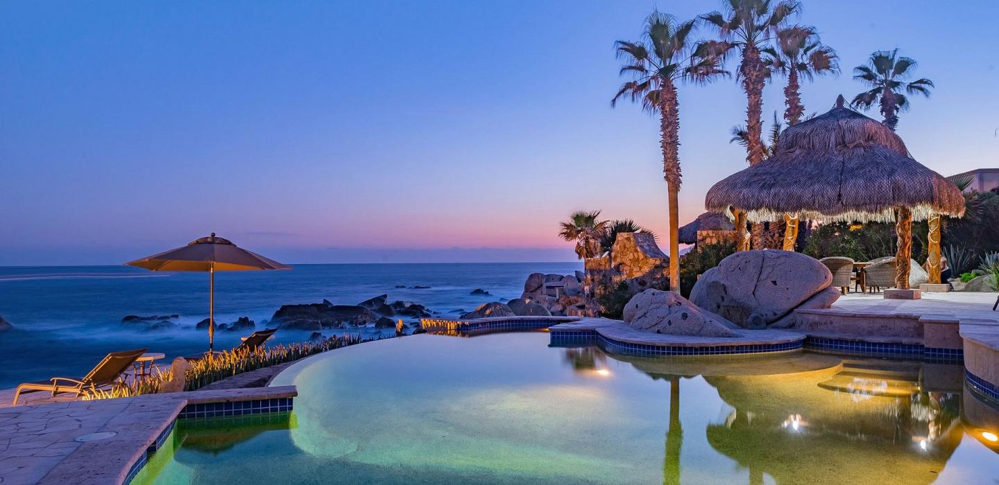 Cab019 - Única villa de 4 cuartos frente mar en Los Cabos