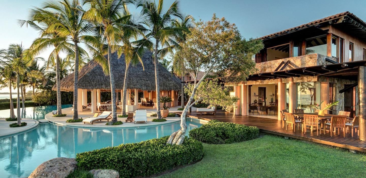 Ptm001 - Lujosa villa de 9 cuartos frente mar en Punta Mita