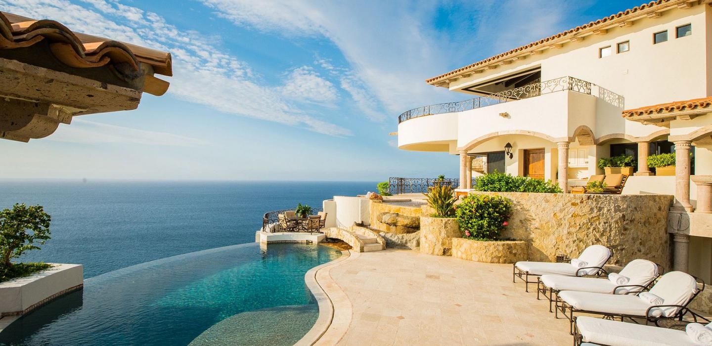 Cab027 - Maravilhosa villa frente mar em Los Cabos