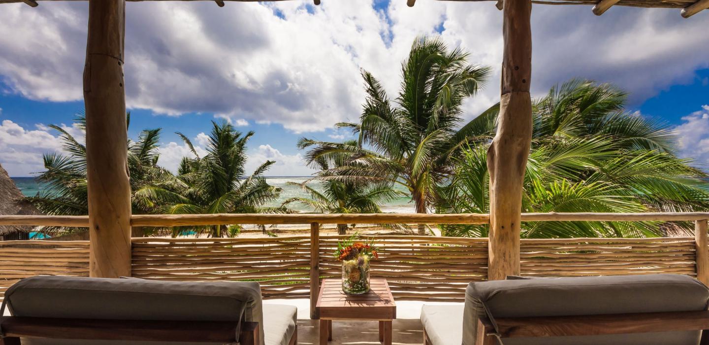 Tul026 - Fantástica casa frente mar em Tulum