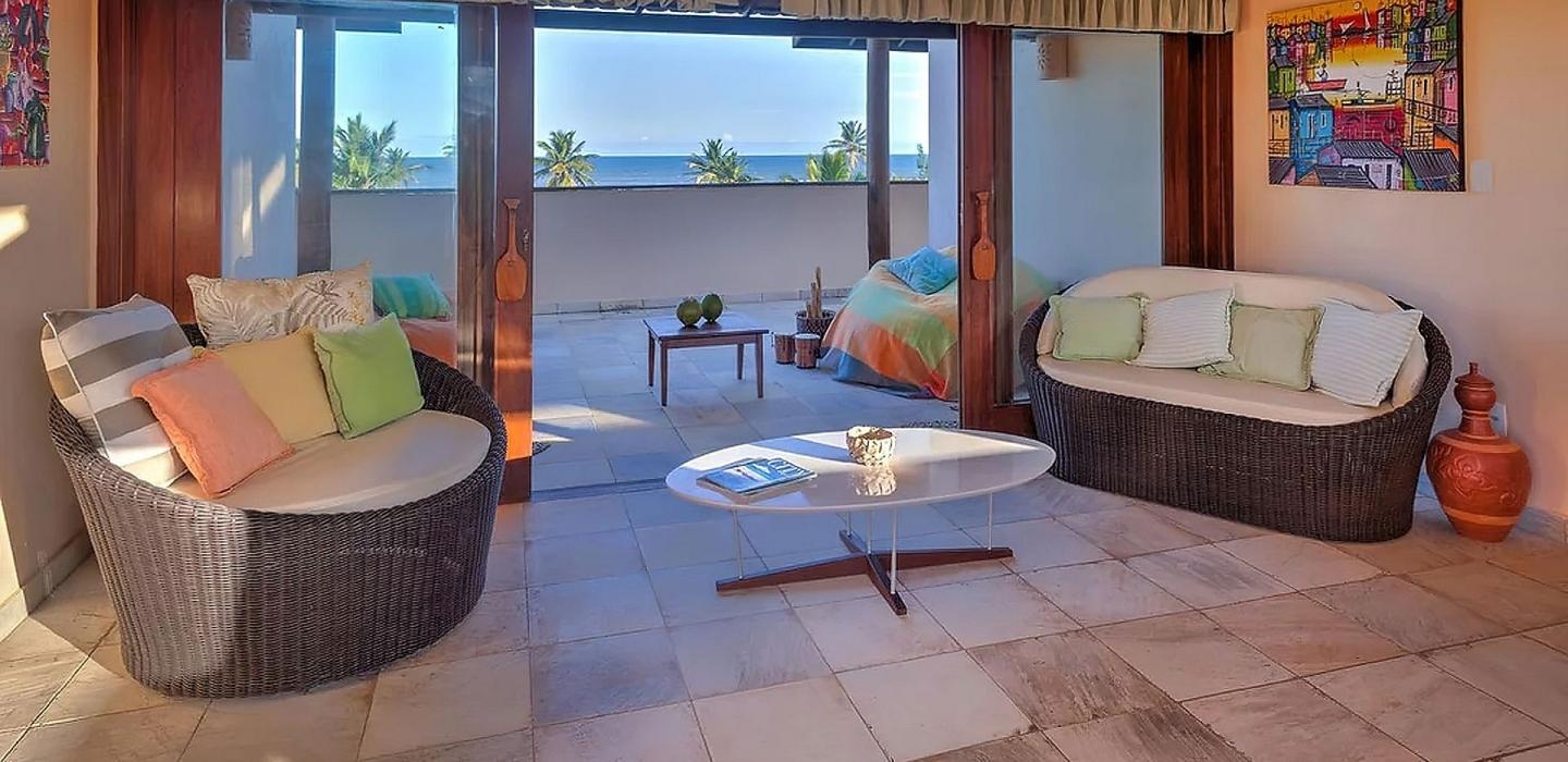 Bah440 - Casa de playa de 6 habitaciones en Jandaira