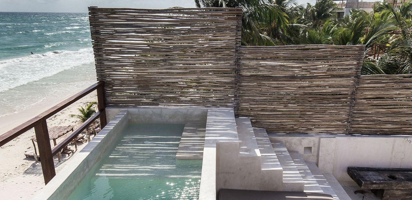 Tul018 - Fantastic beachfront villa with pool in Tulum