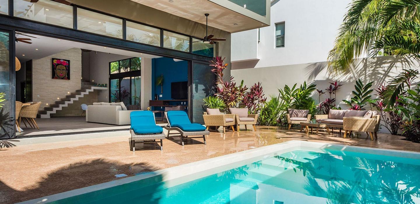 Tul013 - Beautiful triplex house with pool in Tulum