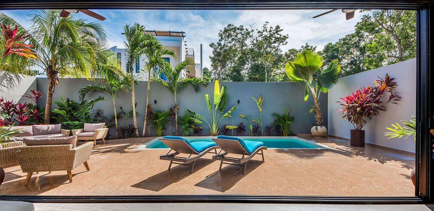 Tul013 - Beautiful triplex house with pool in Tulum
