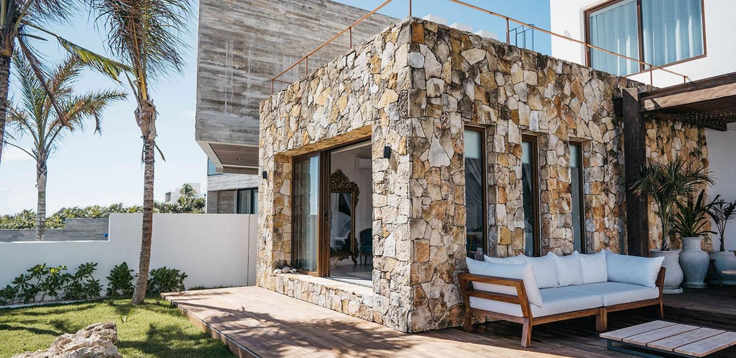 Tul032 - Incroyable villa sur la plage à Tulum