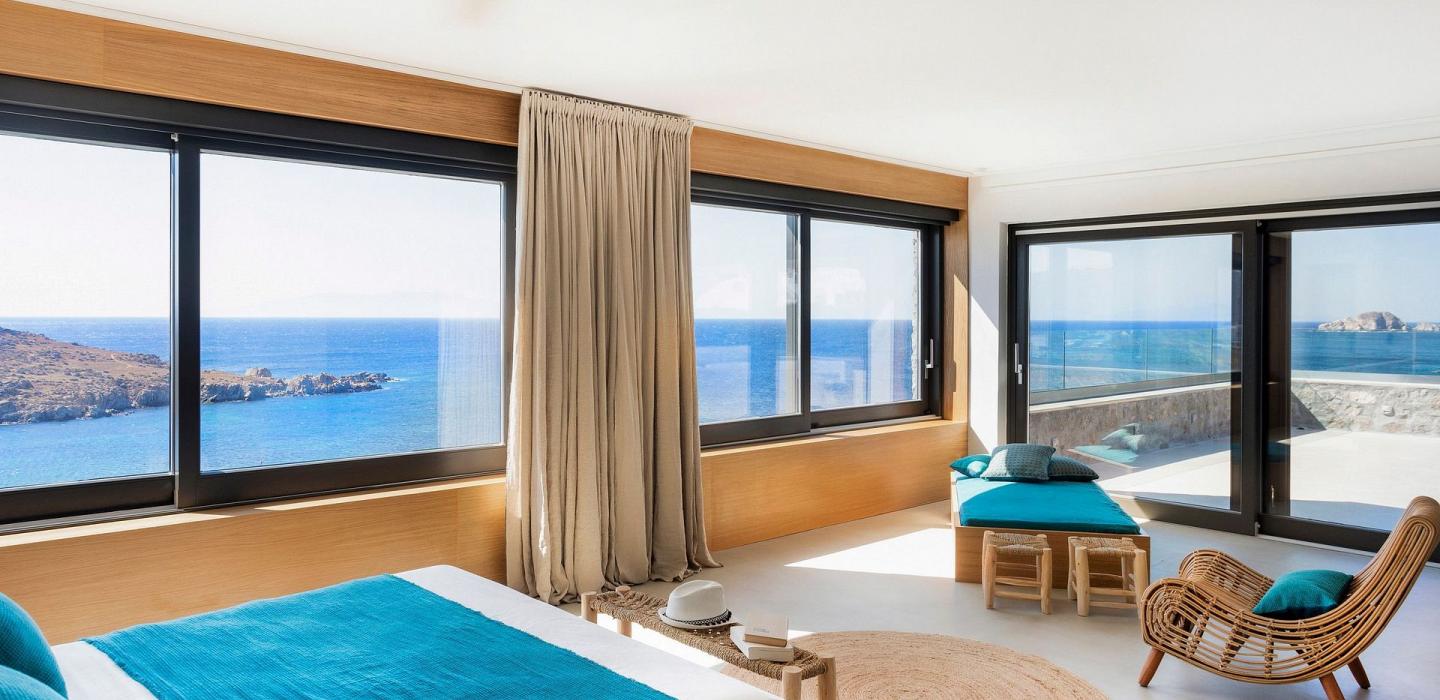 Cyc081 - Villa al borde de la roca, Mykonos