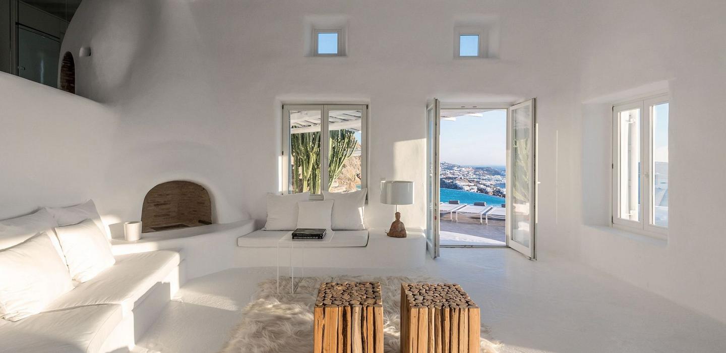 Cyc086 - Villa avec vue sur la mer Égée, Mykonos