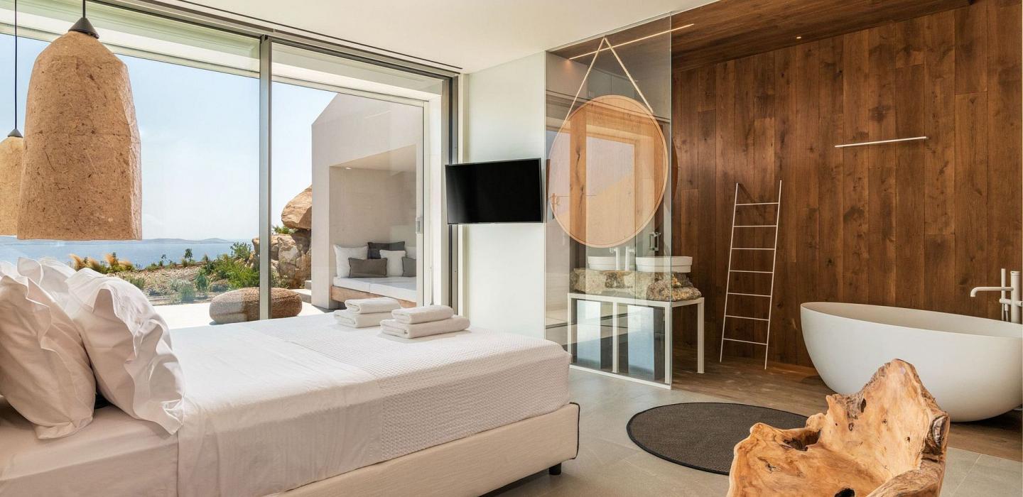 Cyc073 - Villa, style minimaliste moderne, Mykonos