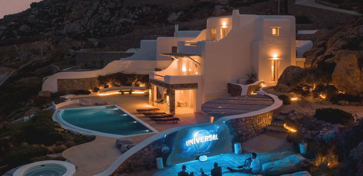 Cyc071 - Villa con cine al aire libre, Mykonos