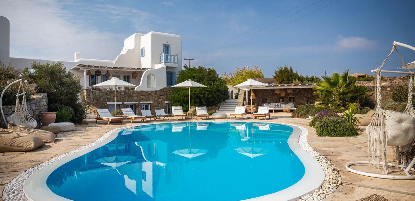 Cyc048 - Villa multinivel en Paraga, Mykonos