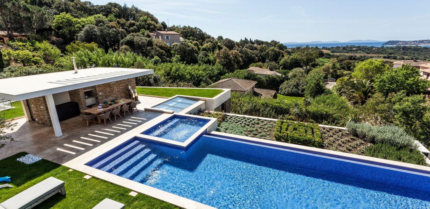 Azu008 - Villa Luxuosa Elegante na Riviera Francesa