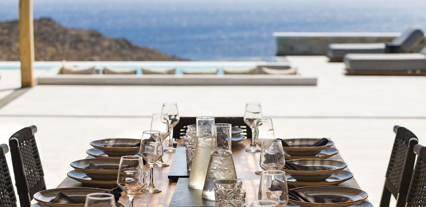 Cyc062 - Villa moderna de Glyfadi Cove, Mykonos