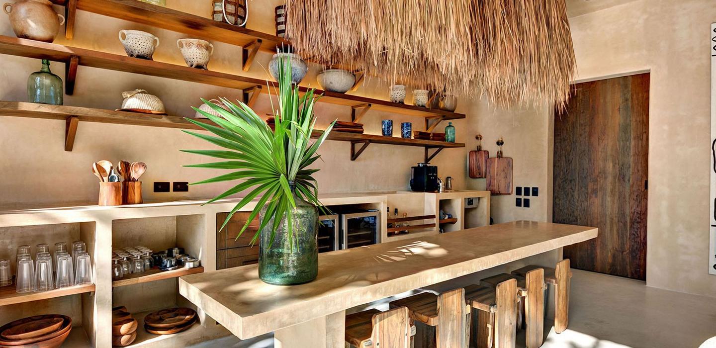 Tul034 - Magnífica casa na beira do mar em Tulum