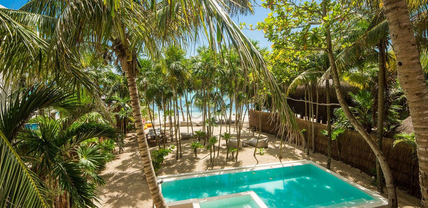 Tul034 - Magnífica casa na beira do mar em Tulum