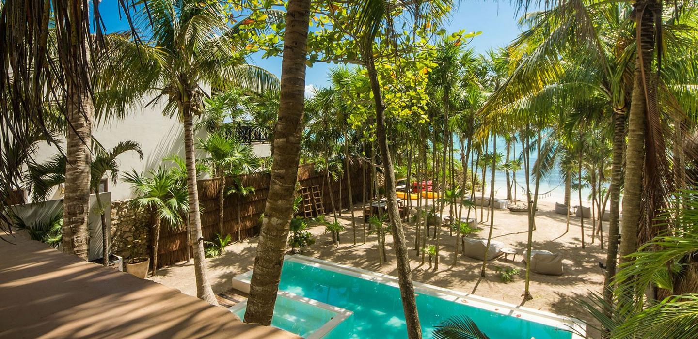 Tul034 - Magnífica casa na beira do mar em Tulum