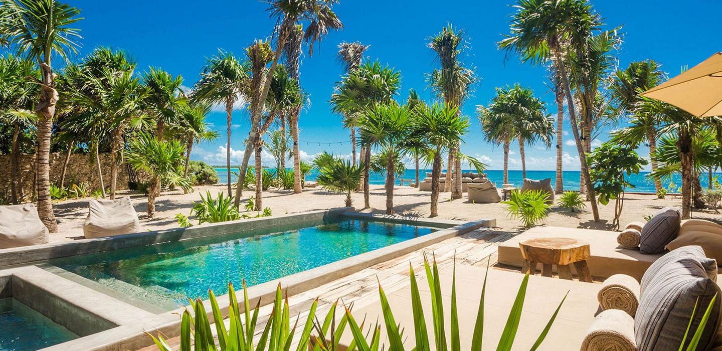 Tul035 - Luxurious house with pool and sea view in Tulum