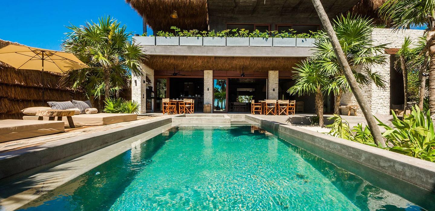 Tul035 - Luxurious house with pool and sea view in Tulum