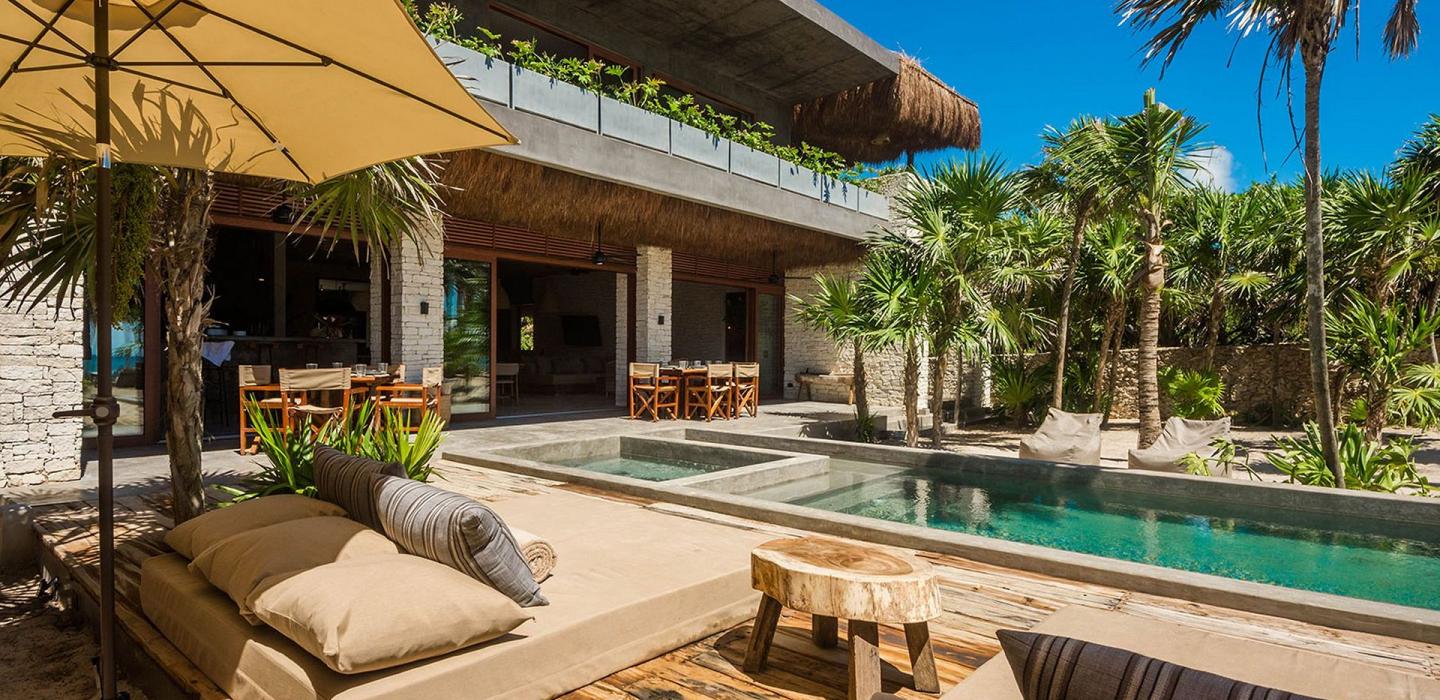 Tul035 - Luxurious house with pool and sea view in Tulum