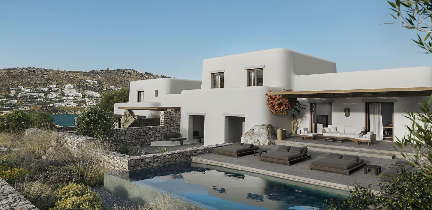Cyc082 - Villa moderna en Mykonos