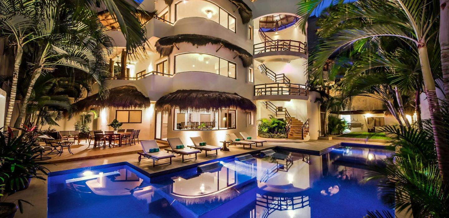 Pcr009 - Luxueuse villa triplex à Playa de Carmen
