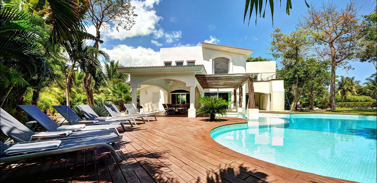 Pcr010 - Magnífica casa tropical com piscina em Playa del Carmen