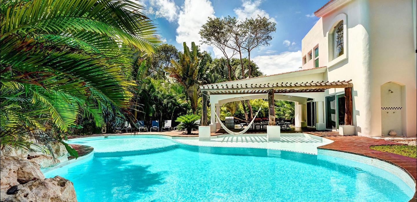 Pcr010 - Magnífica casa tropical con piscina en Playa del Carmen