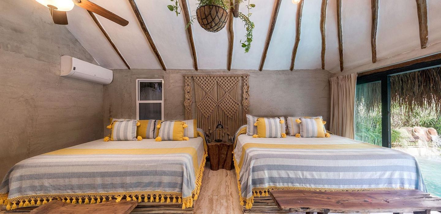 Tul037 - Espléndido bungalow con piscina en Tulum