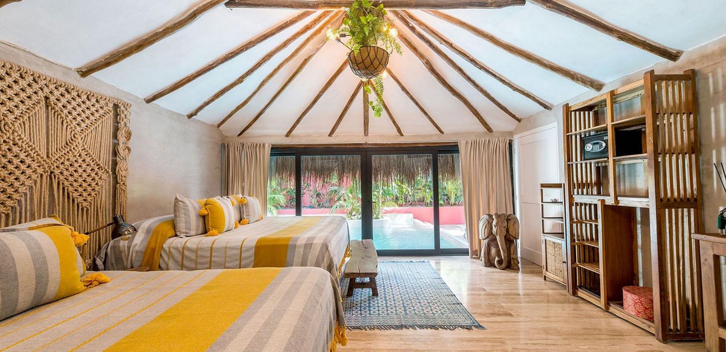 Tul037 - Espléndido bungalow con piscina en Tulum
