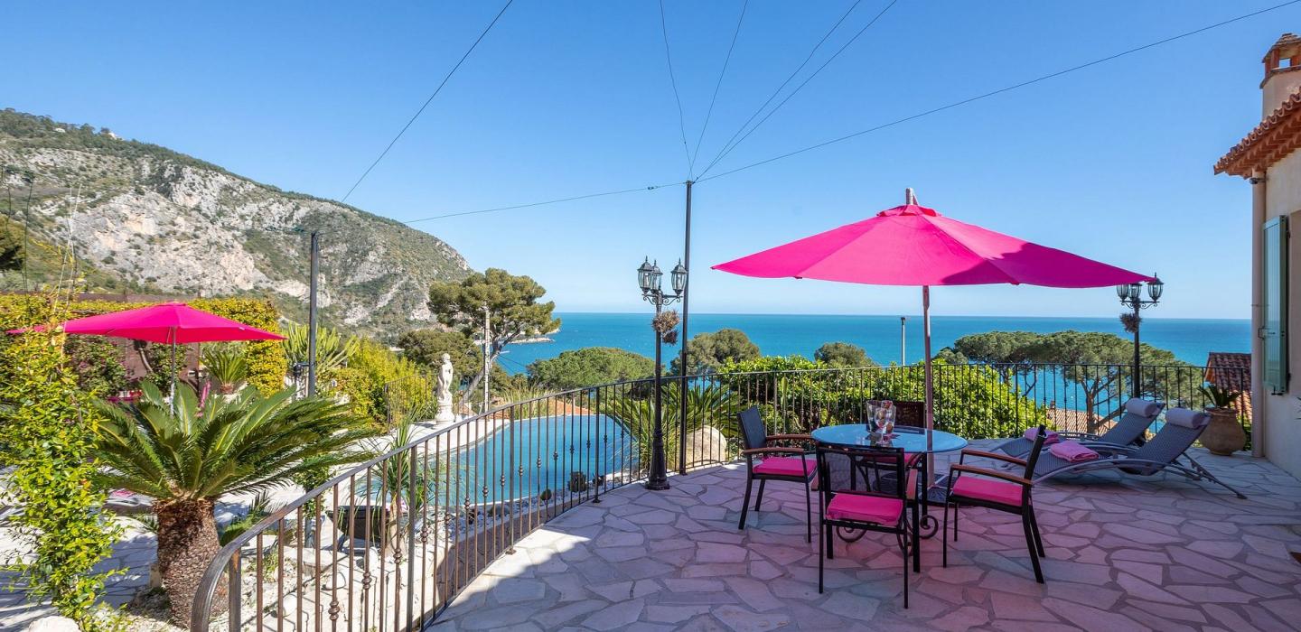 Azu006 - Villa de lujo sobre Eze-Sur-Mer, Riviera Francesa