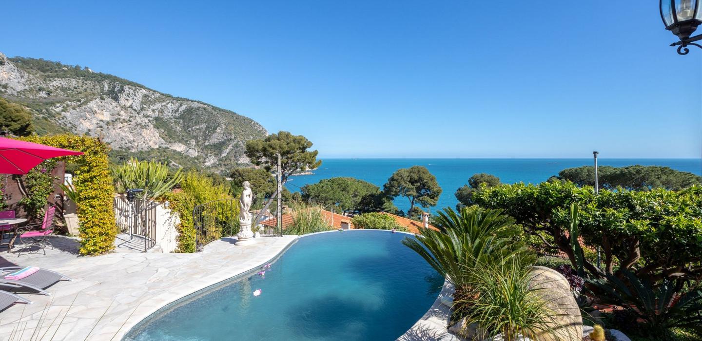Azu006 - Villa de lujo sobre Eze-Sur-Mer, Riviera Francesa