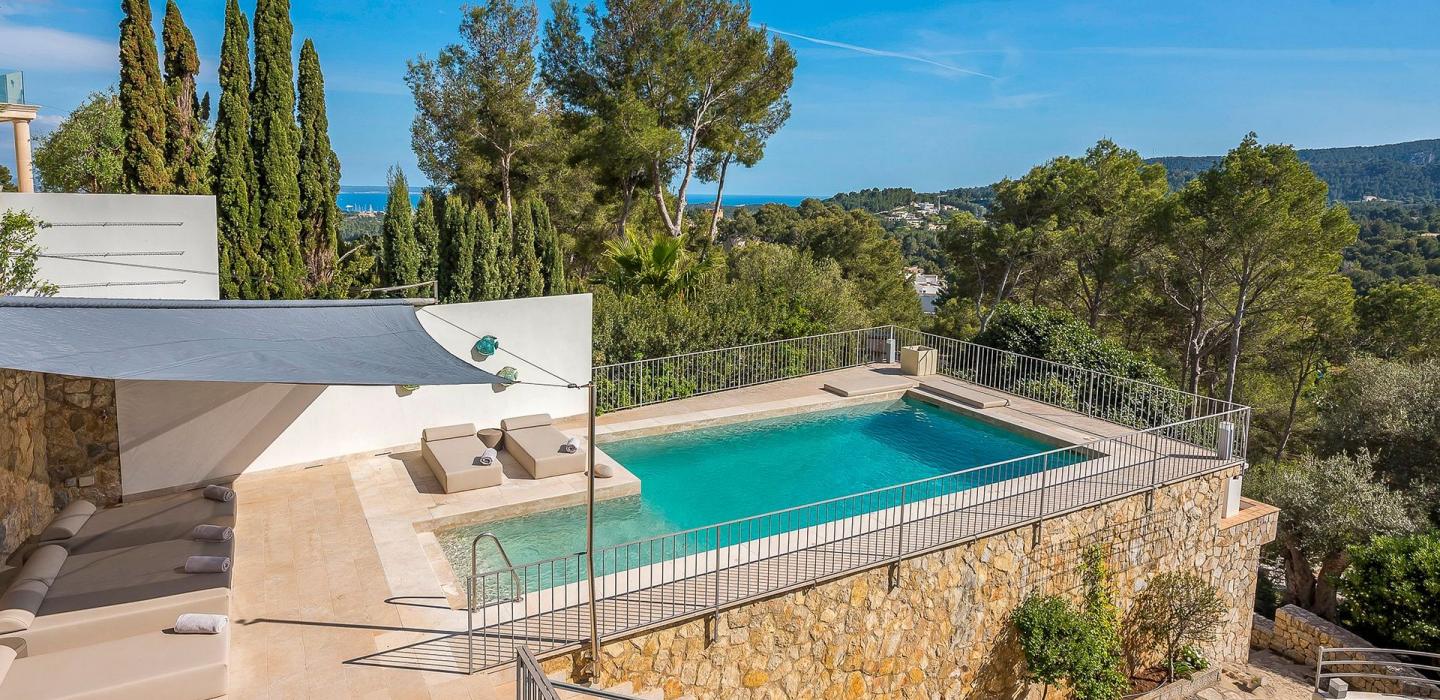 Mal011 - Villa avec vue panoramique, Majorque.