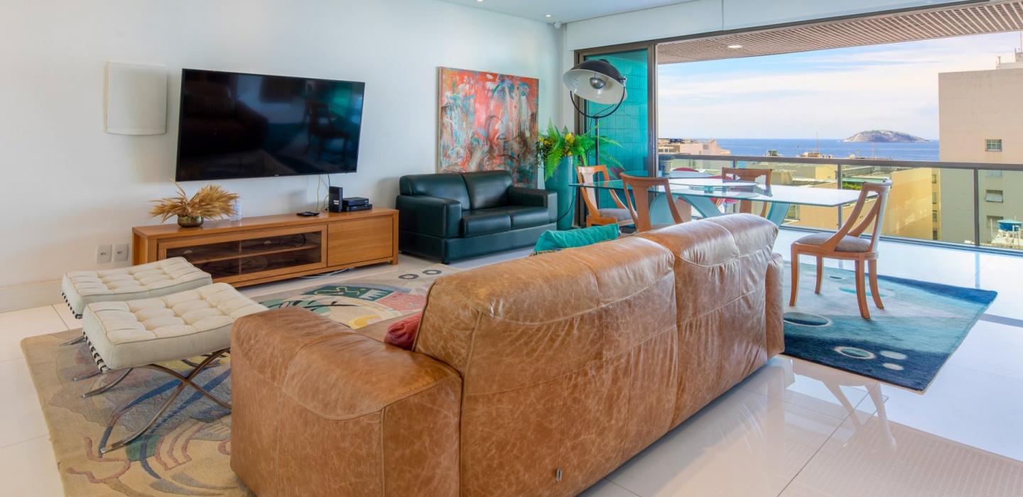 Rio133 - Fantastic apartment overlooking the sea in Ipanema